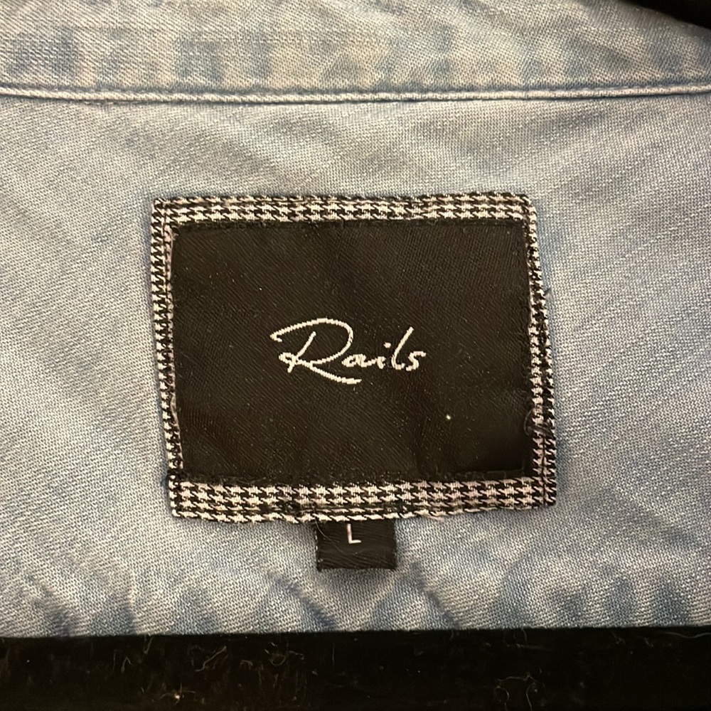 Rails Faded Shadow Pocket Buttondown Shirt - image 2